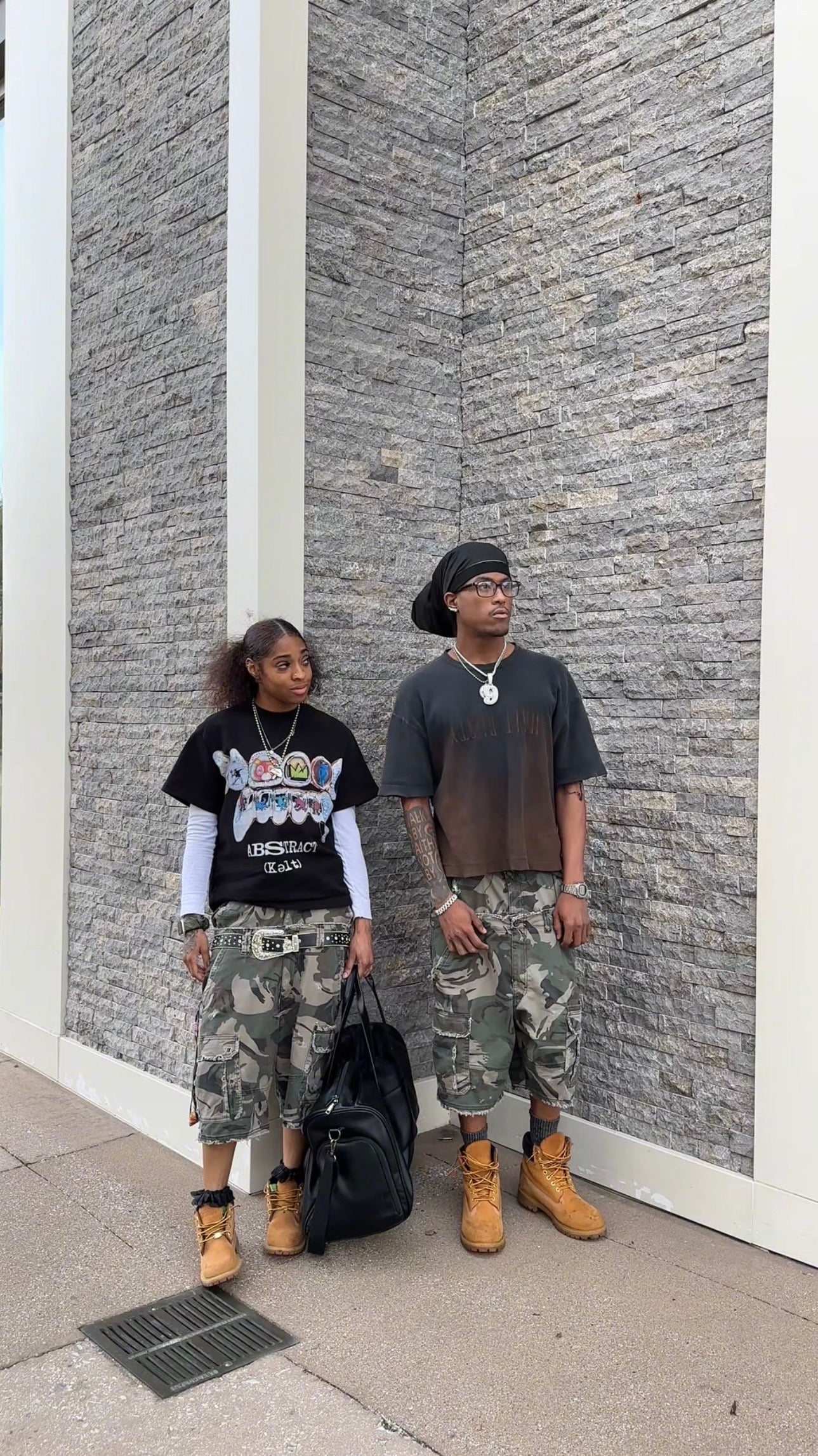 DOUBLE CAMO CARO SHORTS