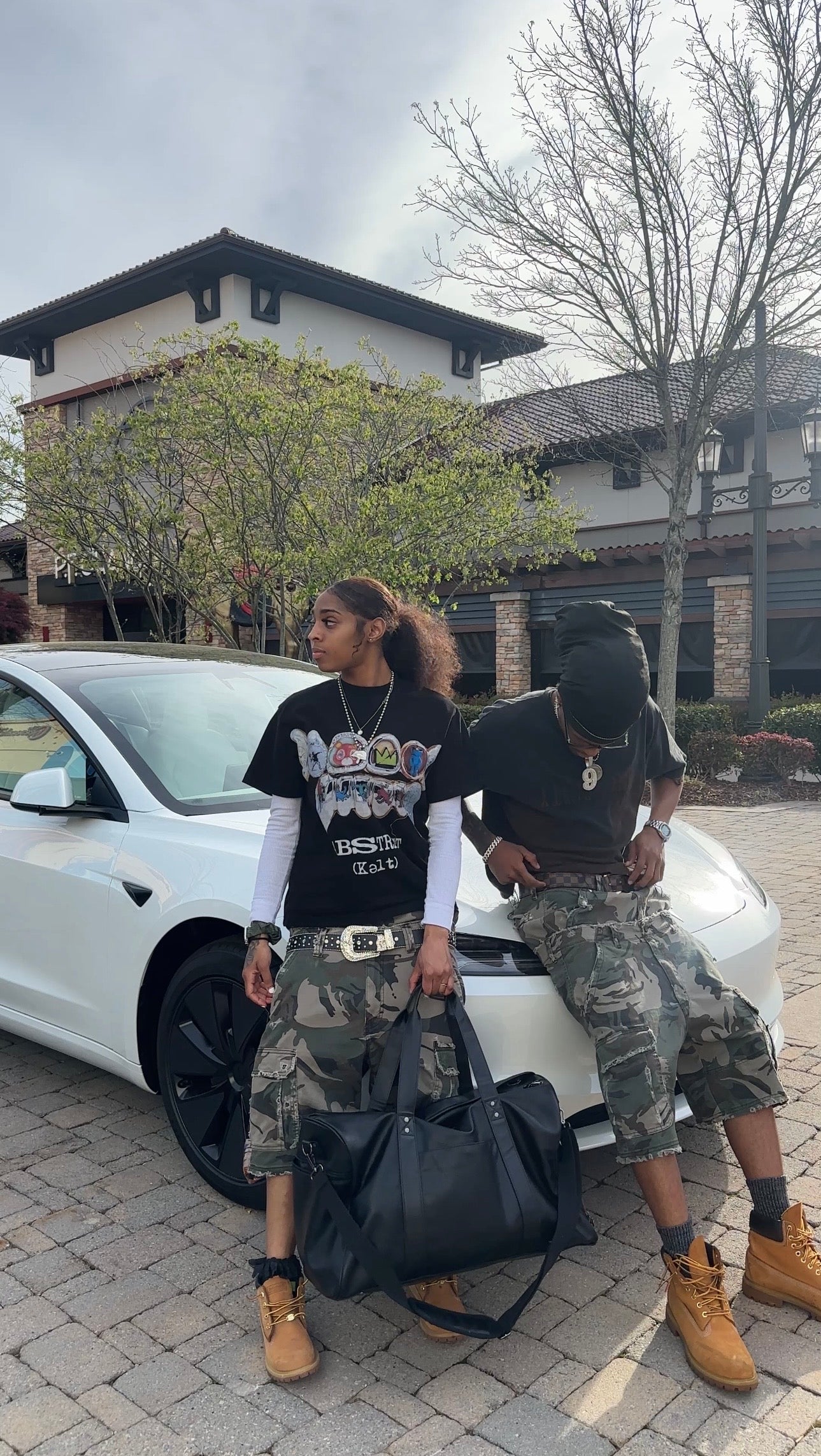 DOUBLE CAMO CARO SHORTS