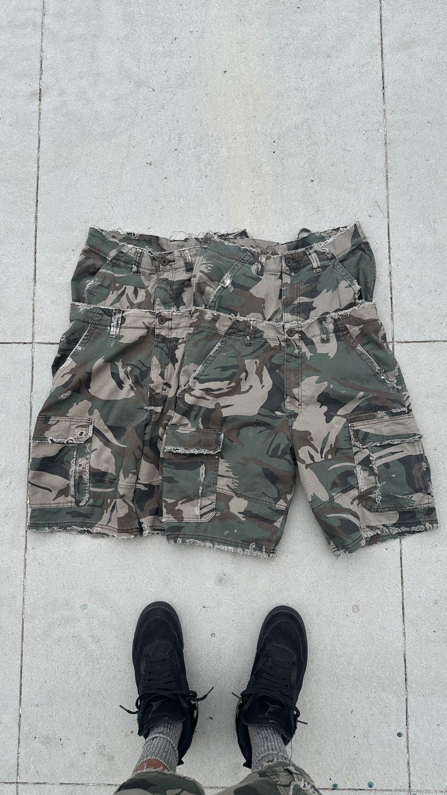 DOUBLE CAMO CARO SHORTS